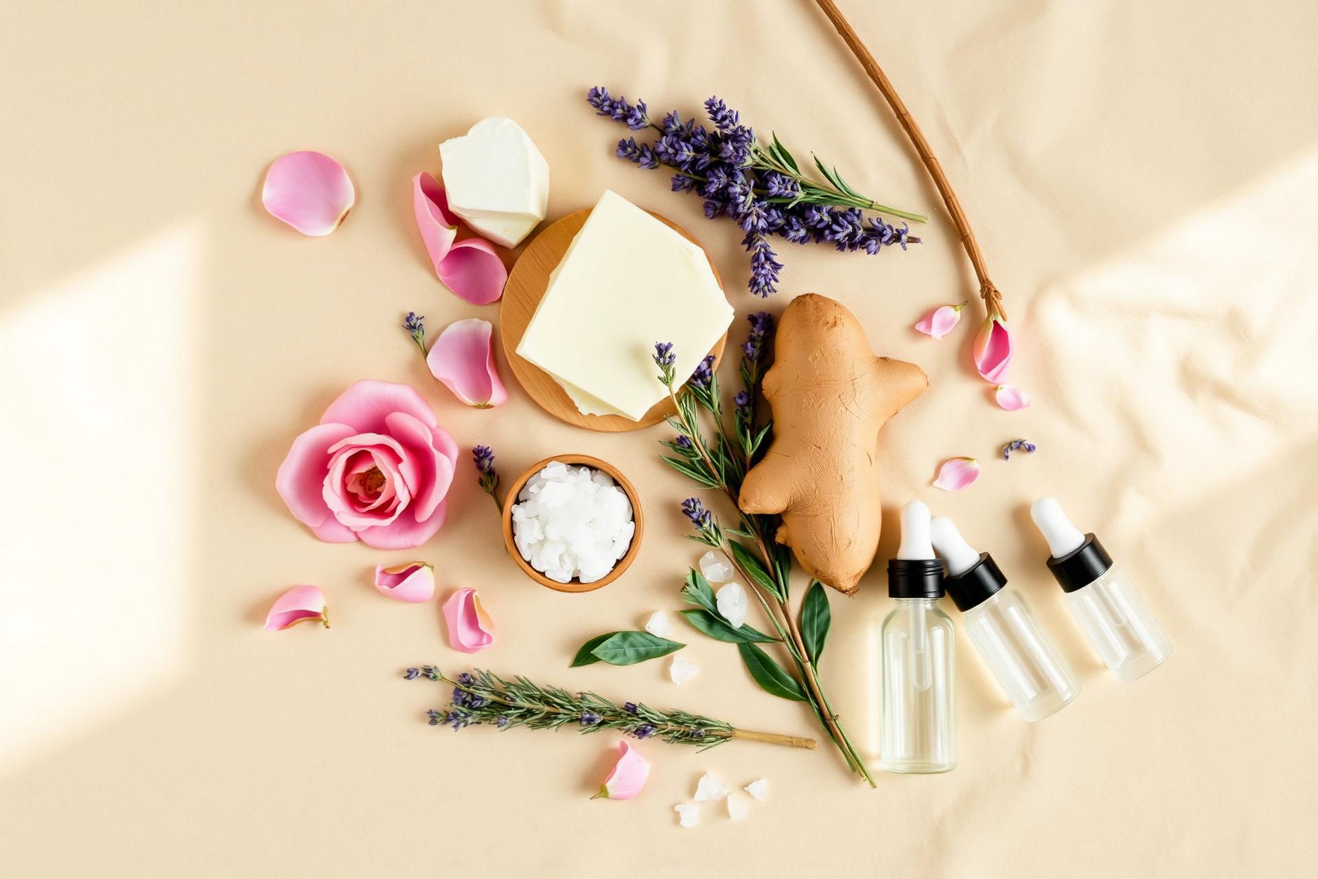 Natural organic skincare ingredients